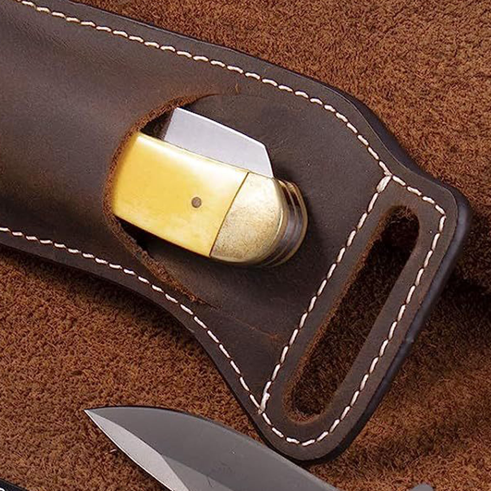 Кожаная поясная сумка для ножа – обзор и цена Edc Carry Belt Leather